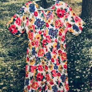 🧚🏼‍♀️VINTAGE FLORAL JUMPSUIT🧚🏼‍♀️ MINT🧚🏼‍♀️